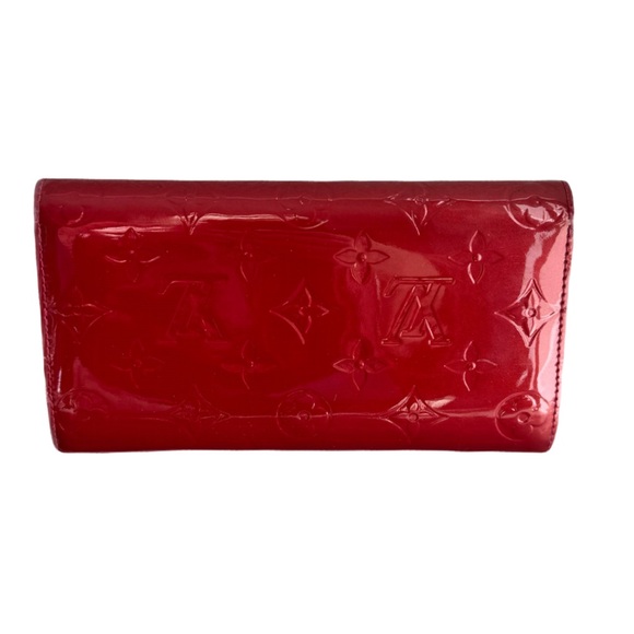 ❤️LOUIS VUITTON Red Vernis Wallet ❤️ - Picture 2 of 9